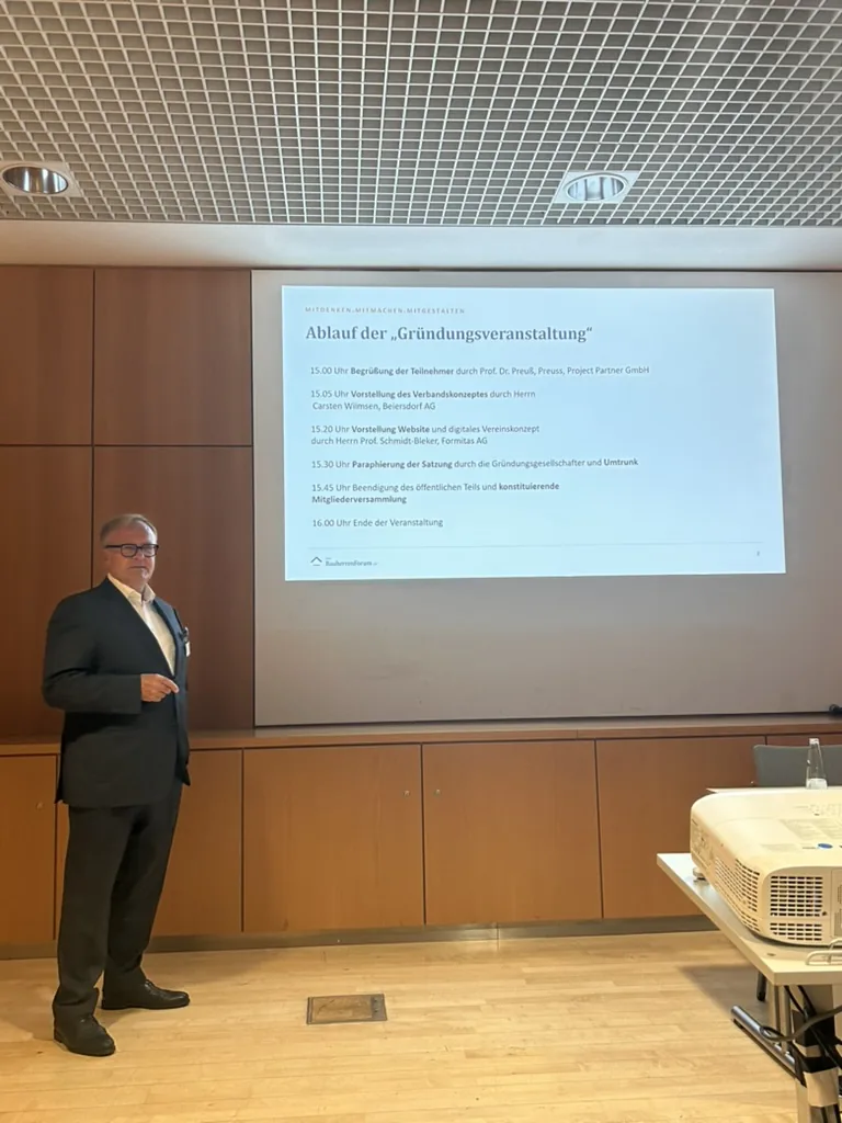 Ablauf der Gründungsveranstaltung