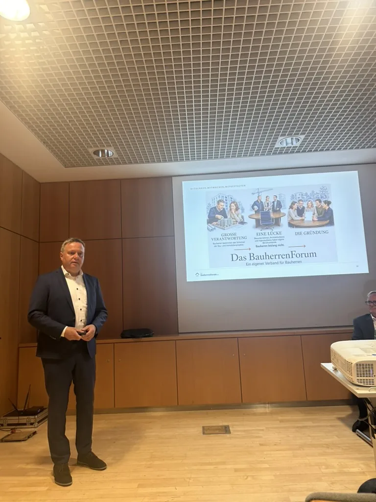 Vortrag: Das BauherrenForum